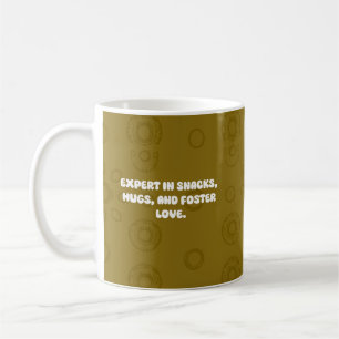 Caneca De Café Especialista em Design de Lanches Abraços e Amor d