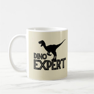 Caneca De Café Especialista em Dino - Amantes do Dinossauro