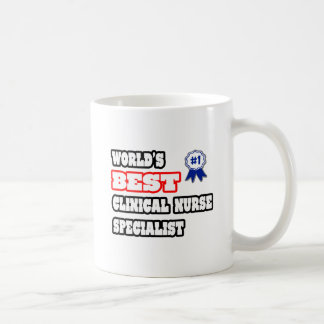 Caneca De Café Especialista em Enfermeira Clínica do Mundo