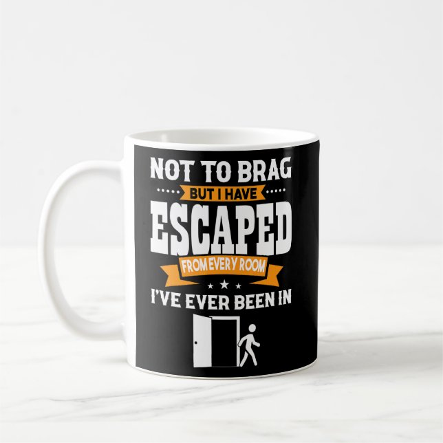 Caneca De Café Especialista em Sala de Escape (Esquerda)