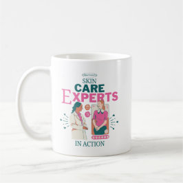 Caneca De Café Especialistas em cuidados com a pele em ação
