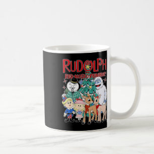 Caneca De Café Especificação de Natal do Botoeiro de Nariz Vermel