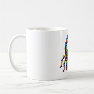 Caneca De Café Espectro de Neon Crista de Escorpião