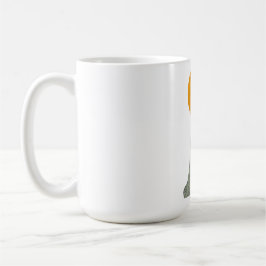 Caneca De Café Espectro Eetéreo Contra Lua Completa