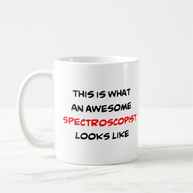 Caneca De Café espectroscopista incrível (Esquerda)
