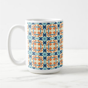 Caneca De Café Espelhamento Geométrico