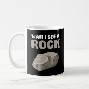 Caneca De Café Espera eu ver uma geologia da rocha