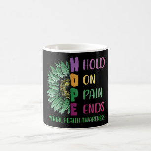Caneca De Café Esperança: A Dor Termina A Consciência Mental