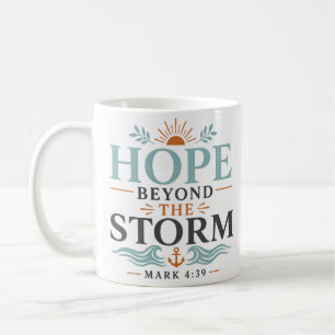Caneca De Café Esperança Além da Tempestade Devocional Diário de