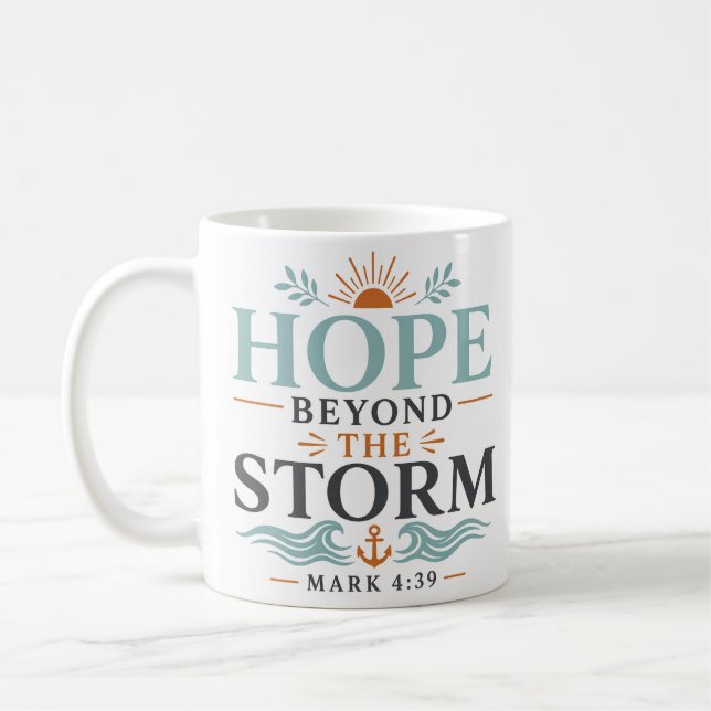 Caneca De Café Esperança Além da Tempestade Devocional Diário de  (Esquerda)