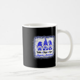 Caneca De Café Esperança Ama Gnomos Alopecia Consciência Leopardo