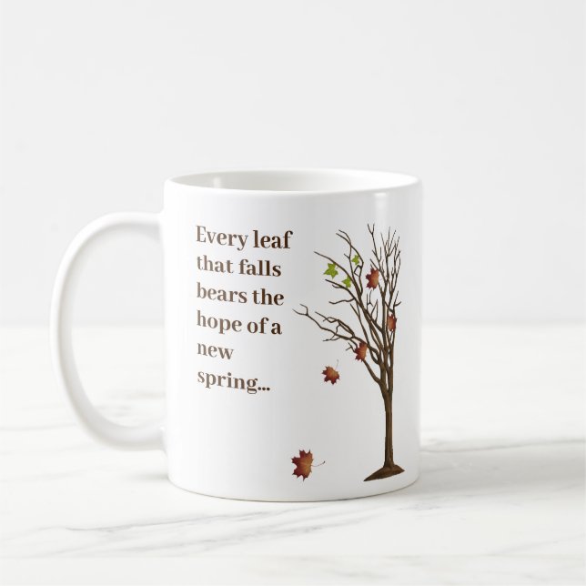 Caneca De Café Esperança de Primavera Mug (Esquerda)