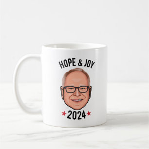 Caneca De Café Esperança e alegria - Tim Walz
