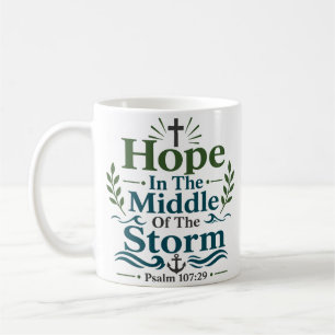 Caneca De Café Esperança Na Tempestade Citação de Esperança Negri