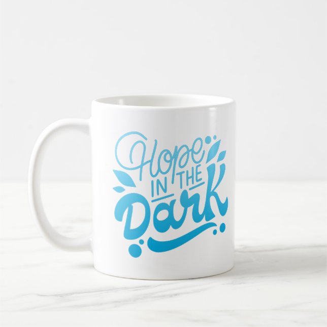 Caneca De Café esperança no escuro (Esquerda)