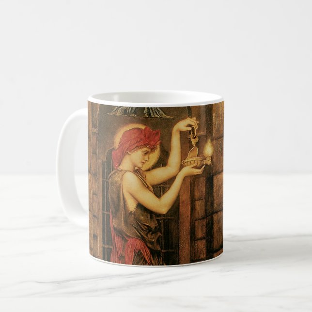 Caneca De Café Esperança numa prisão de desespero por Evelyn De M (Frente Esquerda)