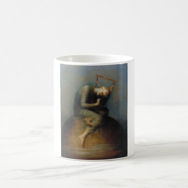 Caneca De Café Esperança (por George Frederick Watts) (Centro)