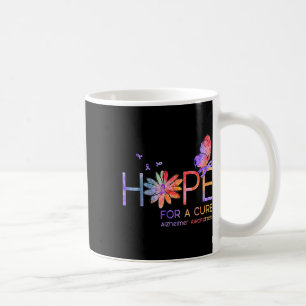 Caneca De Café Esperança Por Uma Flor De Sensibilização Cura Para