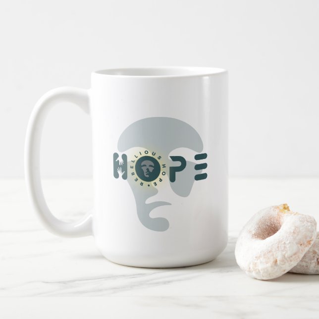Caneca De Café Esperança Rebelde | Clássica #15 (Com Donut)