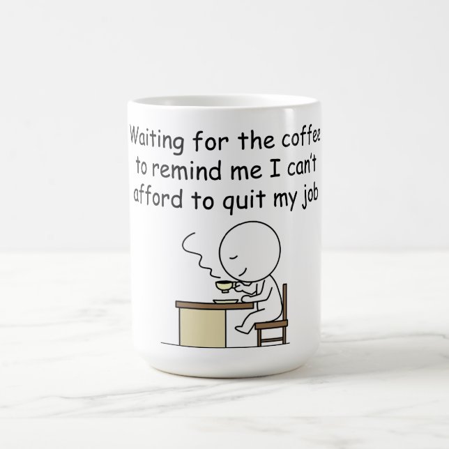 Caneca De Café Esperando o café (Centro)