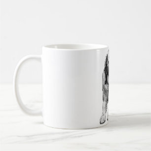 Caneca De Café Esperando o Tratado - Labrador Olha