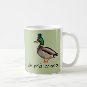 Caneca De Café Esperanto: Anaso de FIA ĝemelo de mia do la dos