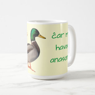 Caneca De Café Esperanto: Mi fartas bone, ĉar mi havas anason.