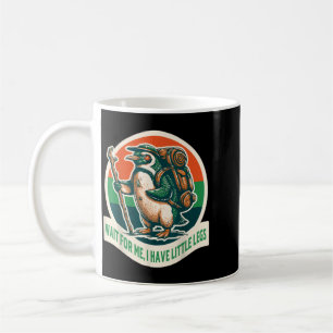 Caneca De Café Esperar Por Tenho Pernas Pequenas Pinguim Caminhad