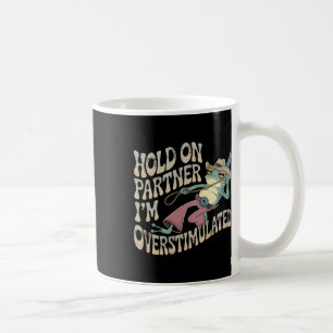 Caneca De Café Espere um Sapo de cowboy parceiro que estou super