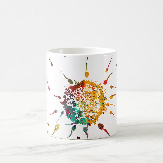 Caneca De Café Espermatozoides e Óvulo (Centro)