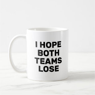 Caneca De Café Espero Que Ambas As Equipes Perder Futebol Engraça