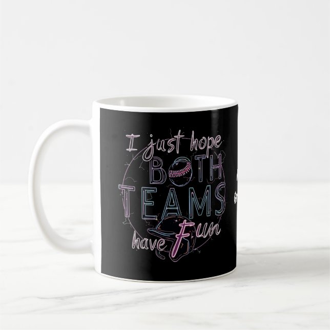 Caneca De Café Espero que as duas equipes se divirtam Tom leve e  (Esquerda)