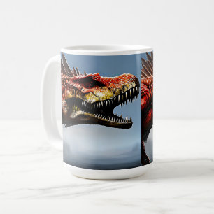 Caneca De Café Espinossauro Assustador Dinossauro,