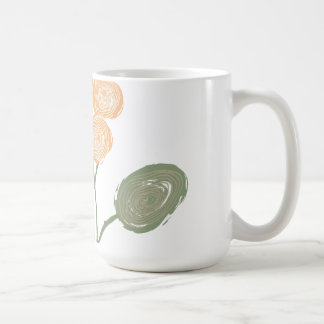 Caneca De Café Espirais de Energia em Flor