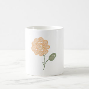 Caneca De Café Espirais de Energia em Flor