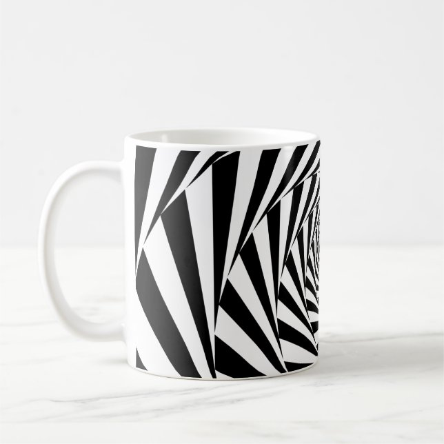 Caneca De Café Espiral de design de fundo (Esquerda)