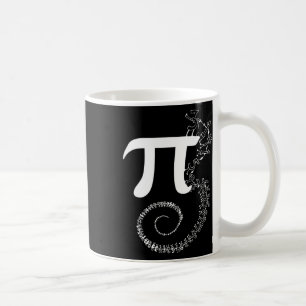 Caneca De Café Espiral Pi Math Funny Pi Dia 3.14 Equação Matemáti