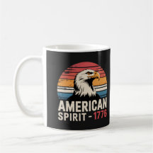Espírito Americano 1776 Patriótico 4 de Julho