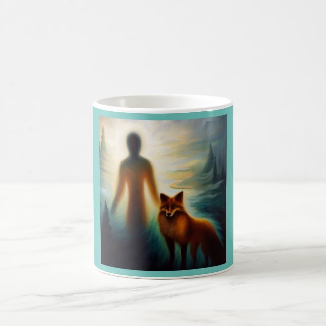 Caneca De Café Espírito Animal Fox 1 (Centro)