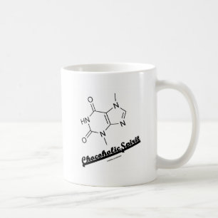 Caneca De Café Espírito Chocolatra (Molécula de Teobromina)