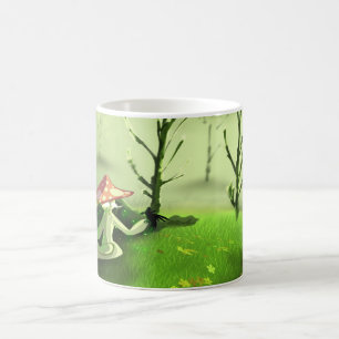 Caneca De Café Espírito de Cogumelo da Floresta – Criatura Fantás