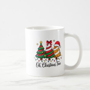 Caneca De Café Espírito de Férias Divertido Citação de Natal Feli