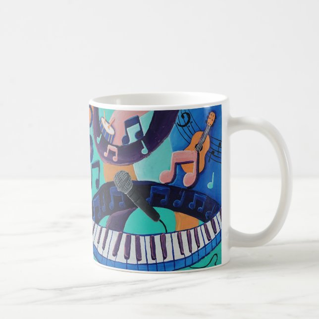 Caneca De Café Espírito de Música - Clássica Mug - 11 oz (Direita)