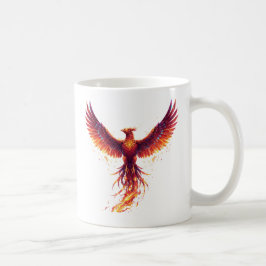 Caneca De Café Espírito de Renascimento da Fênix Digital
