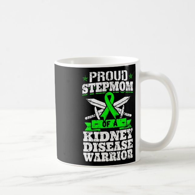 Caneca De Café Espírito De Um Guerreiro Da Doença Renal Awarenes  (Direita)