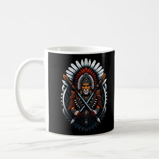 Caneca De Café Espírito do Guerreiro Liberado (Esquerda)