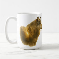 Espírito do Lobo Dourado – Arte Florestal de Dupla
