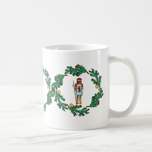 Caneca De Café Espírito dos Nutcrackers do Natal (Direita)