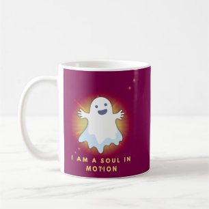 Caneca De Café Espírito Espiritual Bonito - SOU ALMA EM MOVIMENTO
