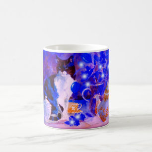 Caneca De Café Espíritos Super Gatos